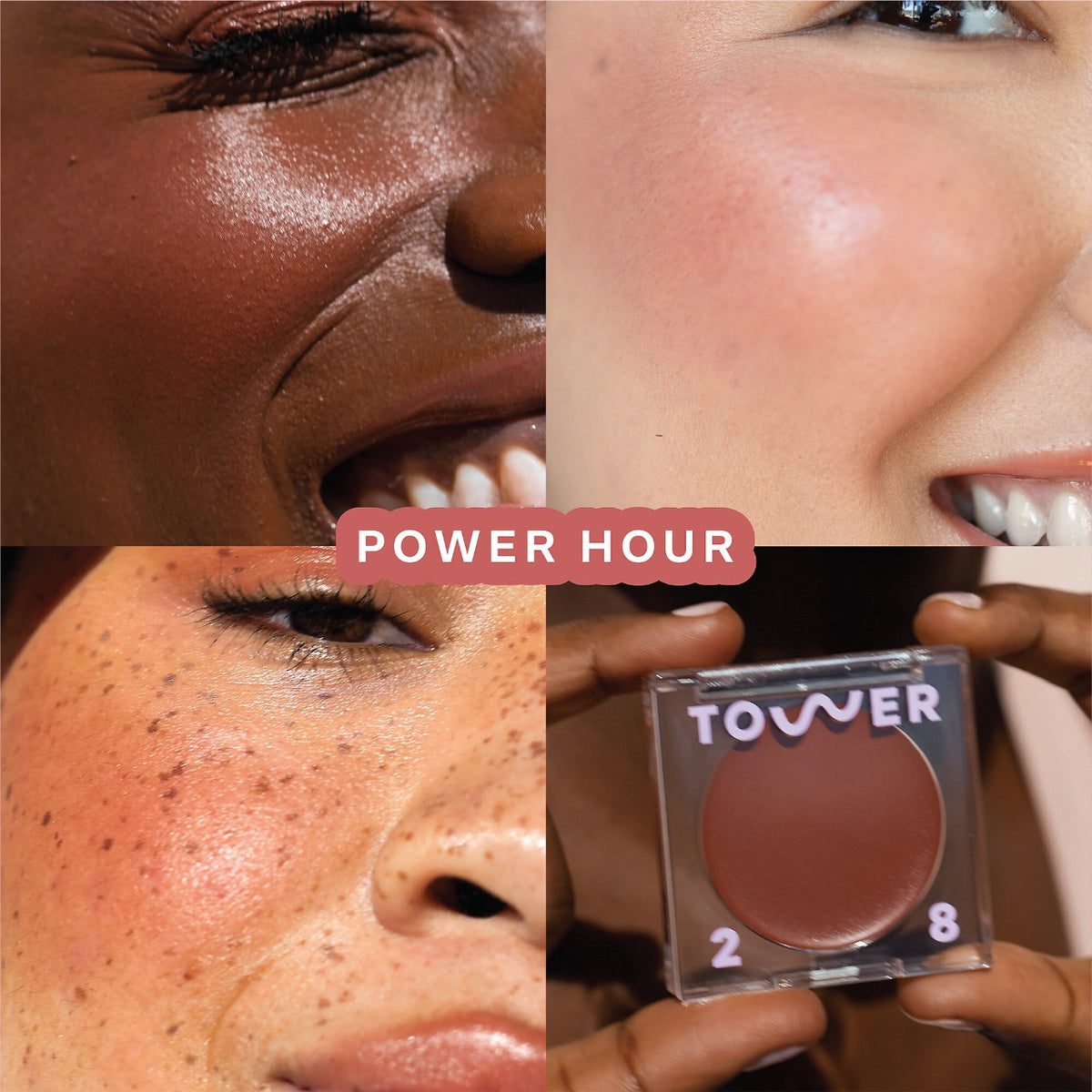 Tower 28 Beauty BeachPlease Lip + Cheek Cream Blush : Power Hour