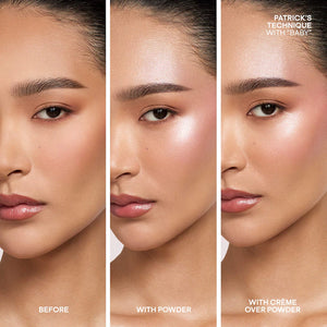 Patrick Ta Major Glow Creme & Powder Light Reflecting Translucent Highlighter Duo : Baby