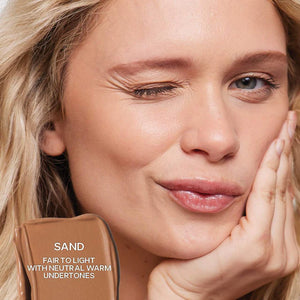 Saie Beauty Dew Bronze Soft-Focus Effortless Liquid Bronzer : Sand