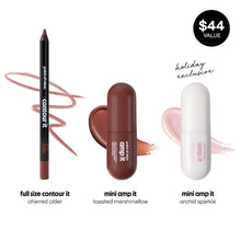 Load image into Gallery viewer, POV Beauty amp (k)it edit lip trio makeup gift set : Orchid