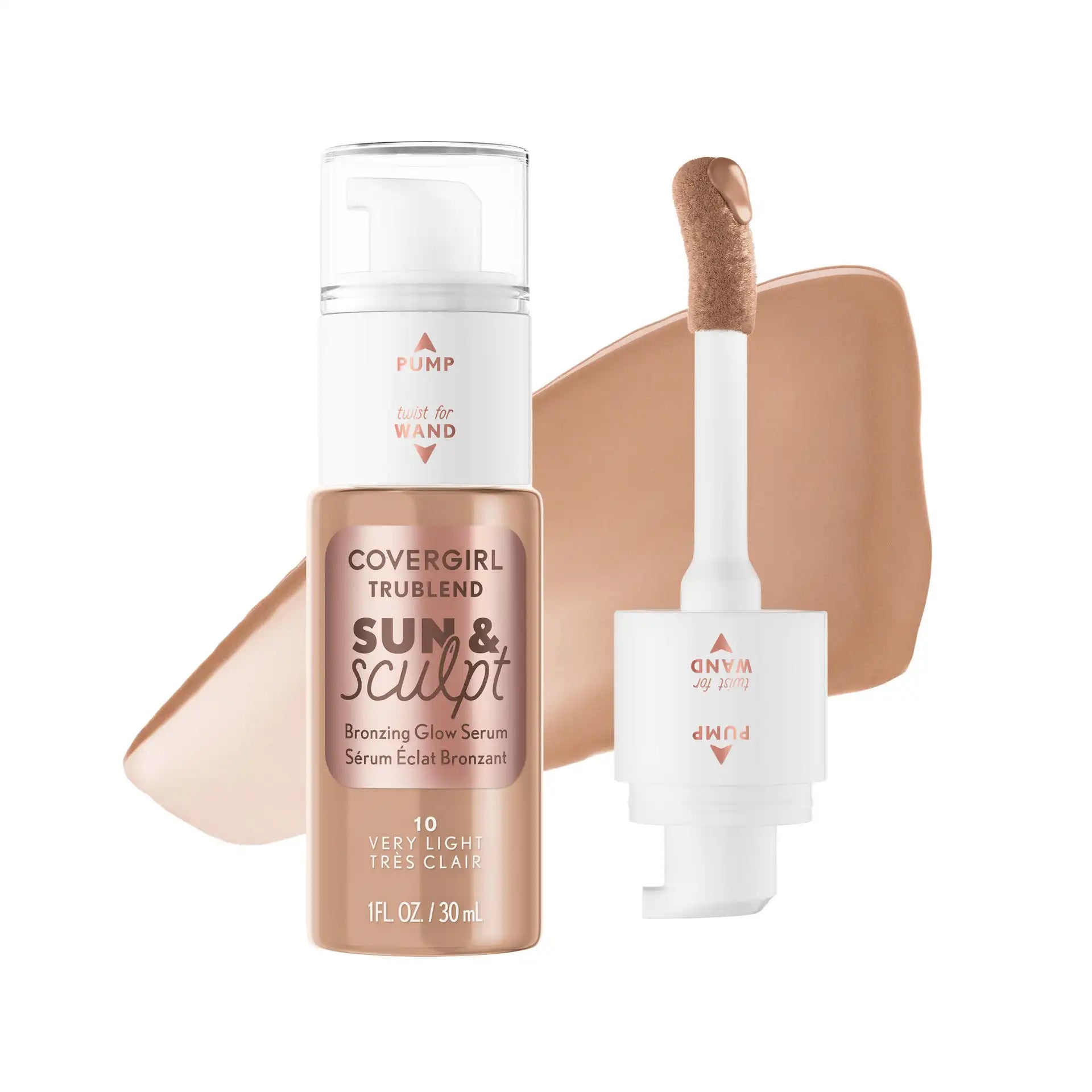 Covergirl Beauty TruBlend Sun & Sculpt Bronzing Serum : 10 Very Light