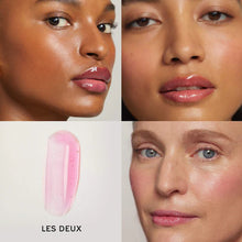 Load image into Gallery viewer, MERIT Beauty Shade Slick Hydrating Tinted Lip Oil : Les Deux