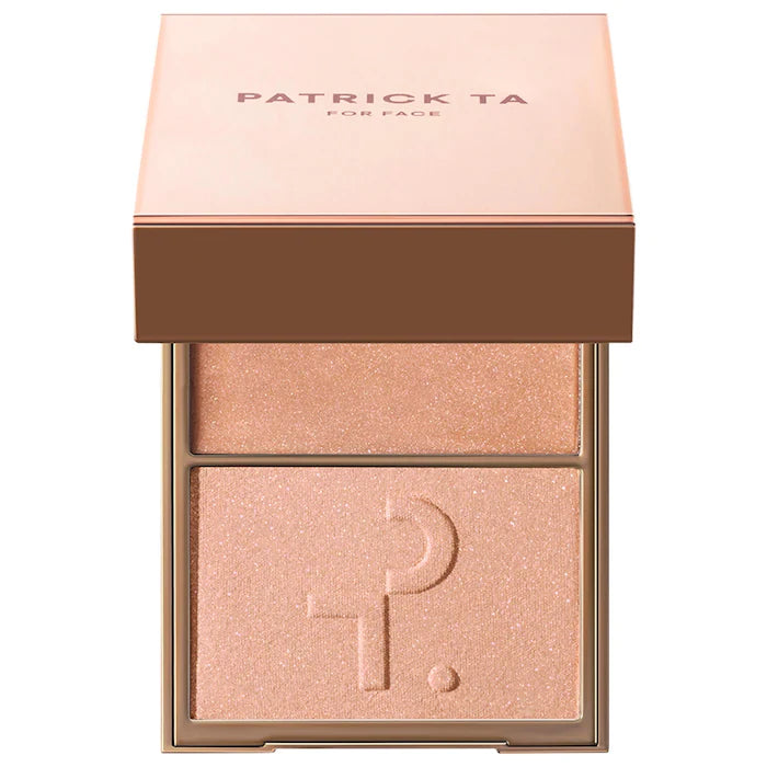 Patrick Ta Major Glow Creme & Powder Light Reflecting Translucent Highlighter Duo : Daddy