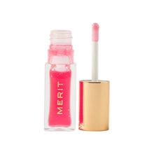 Load image into Gallery viewer, MERIT Beauty Shade Slick Hydrating Tinted Lip Oil : Les Deux