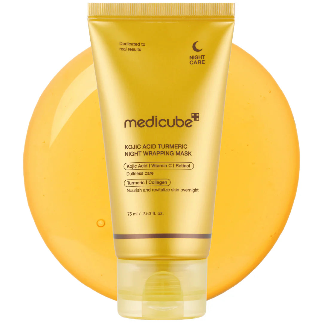 Medicube Skincare : Kojic Acid Turmeric Overnight Wrapping Mask 75ml