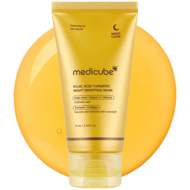 Medicube Skincare : Kojic Acid Turmeric Overnight Wrapping Mask 75ml