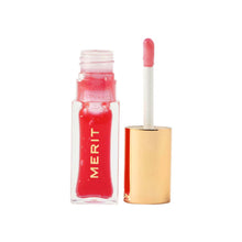 Load image into Gallery viewer, MERIT Beauty Shade Slick Hydrating Tinted Lip Oil : Maraschino