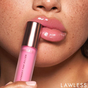 Lawless Beauty Forget The Filler Lip Plumper Line Smoothing Gloss : Daisy Pink