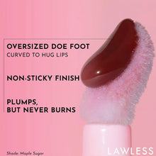 Load image into Gallery viewer, Lawless Beauty Forget The Filler Lip Plumper Line Smoothing Gloss : Maple Sugar