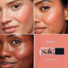 Load image into Gallery viewer, Saie Beauty Dew Liquid Cheek Blush : Rosy