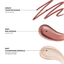 Load image into Gallery viewer, POV Beauty amp (k)it edit lip trio makeup gift set : Champagne