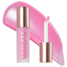 Load image into Gallery viewer, Lawless Beauty Forget The Filler Lip Plumper Line Smoothing Gloss : Daisy Pink