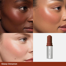 Load image into Gallery viewer, HAUS Labs Color Fuse Glassy Blush Balm Stick : Glassy Cinnamon