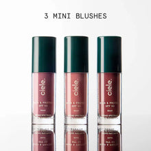 Load image into Gallery viewer, Ciele Cosmetics : Mini Blush &amp; Cheer Liquid Blush SPF 50+ Gift Set