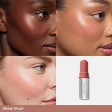 Load image into Gallery viewer, HAUS Labs Color Fuse Glassy Blush Balm Stick : Glassy Ginger