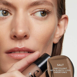 Saie Beauty Dew Bronze Soft-Focus Effortless Liquid Bronzer : Salt