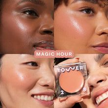 Load image into Gallery viewer, Tower28 Beauty BeachPlease Lip + Cheek Cream Blush : Magic Hour