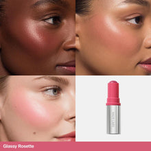 Load image into Gallery viewer, HAUS Labs Color Fuse Glassy Blush Balm Stick : Glassy Rosette