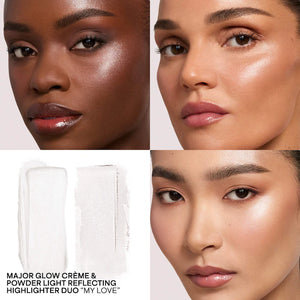 Patrick Ta Major Glow Creme & Powder Light Reflecting Translucent Highlighter Duo : My Love