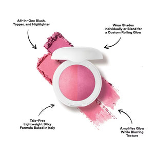 DIBS Beauty Duet Baked Blush : VIP Pink