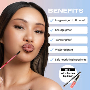 Sacheu Beauty Lip Liner Stay-N : Deep Bundle