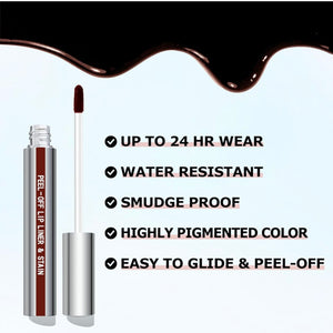 Cilrofelr Peel Off Tattoo Lip Liner Stain  : Cocoa