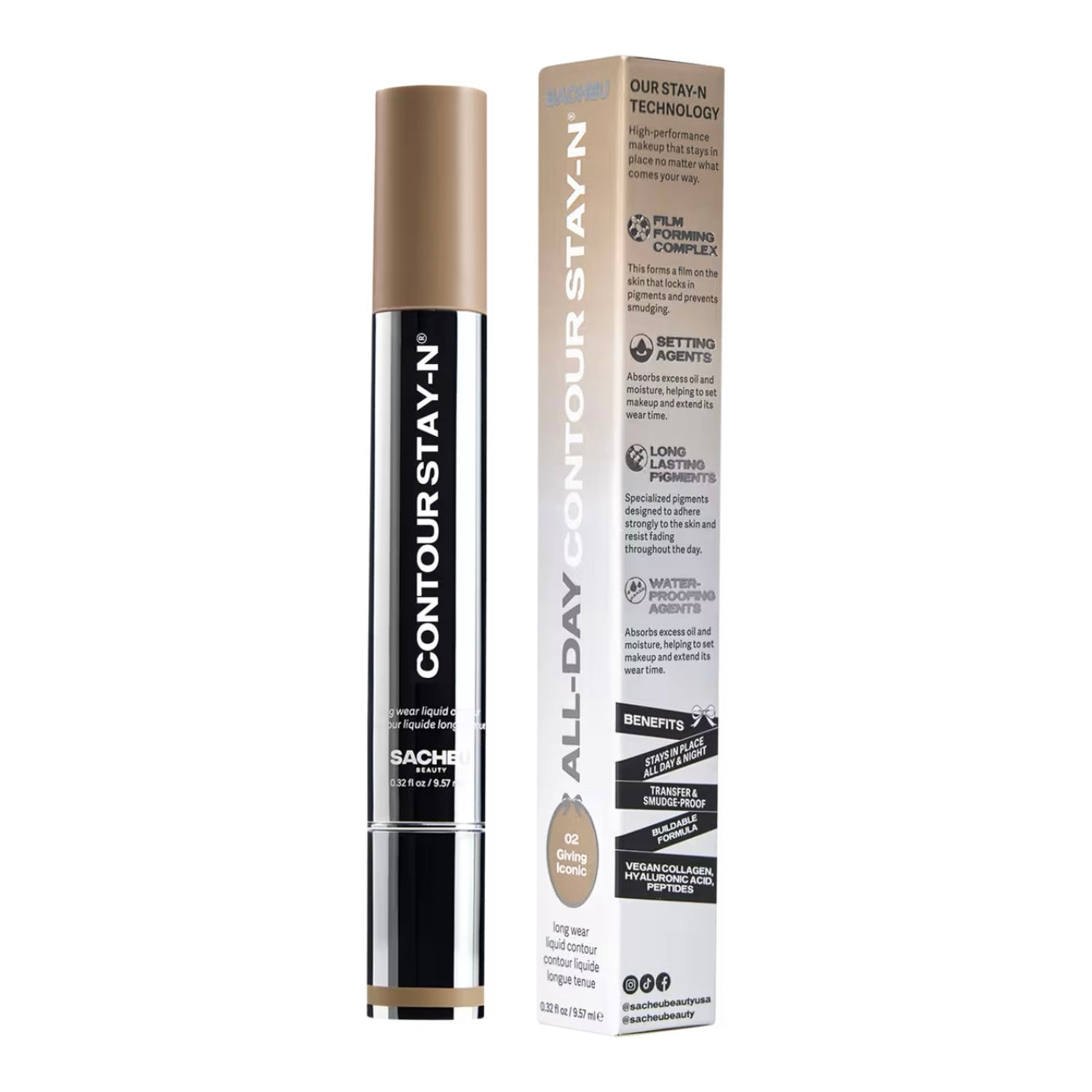 Sacheu Beauty Stay-N All Day Liquid Contour : Giving Iconic