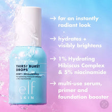 Load image into Gallery viewer, Elf Cosmetics : Holy Hydration! Thirst Burst Drops 30ml