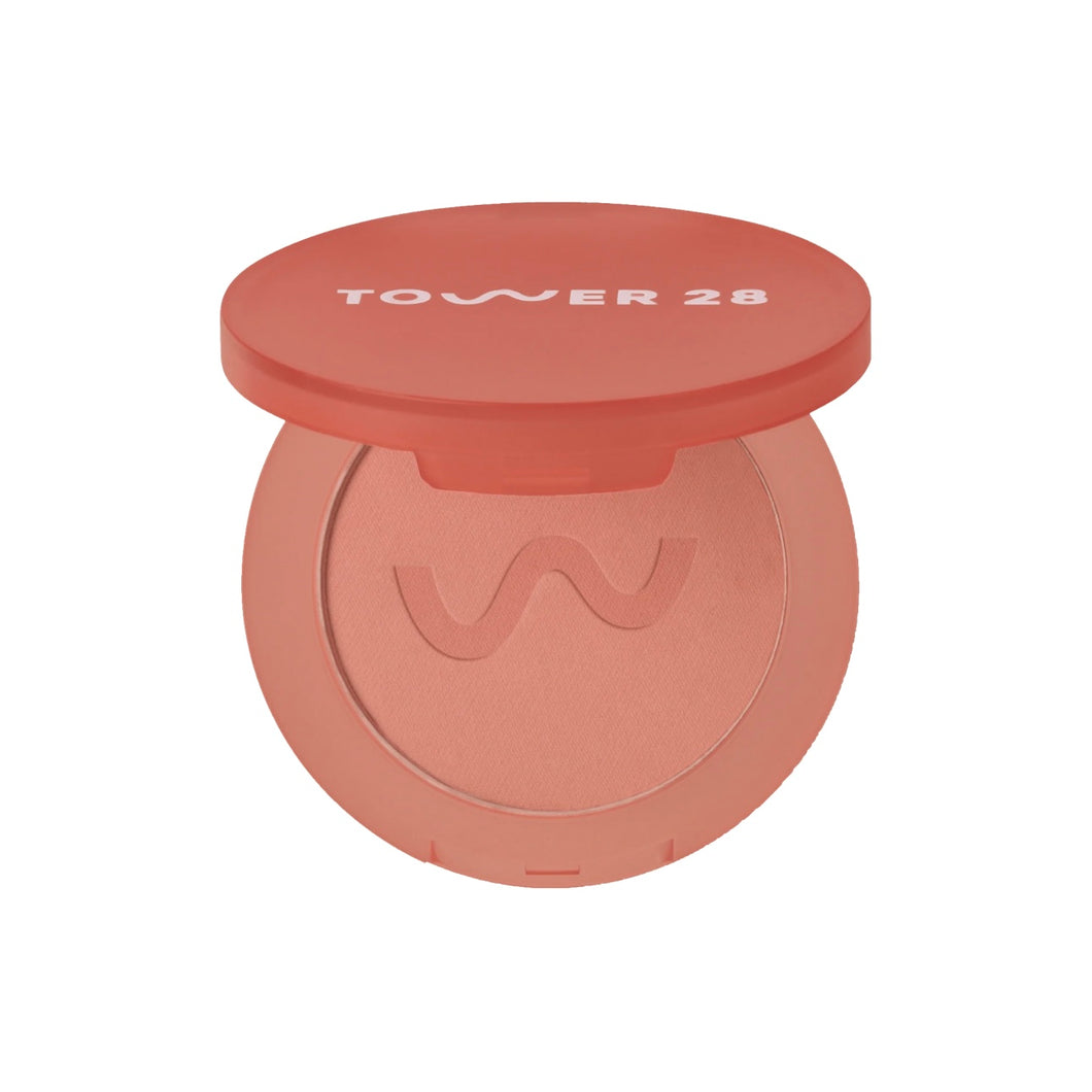 Tower28 Beauty GetSet Blur + Set Matte Powder Blush : Long Beach Iced Tea
