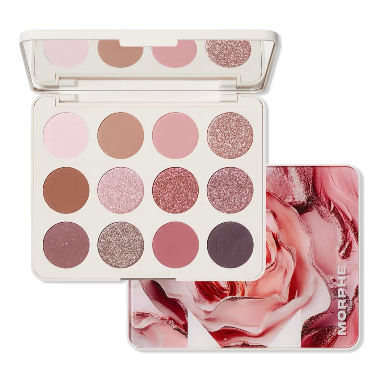 Morphe ChromaPlus 12-Pan Eyeshadow Palette : Rose Frequency
