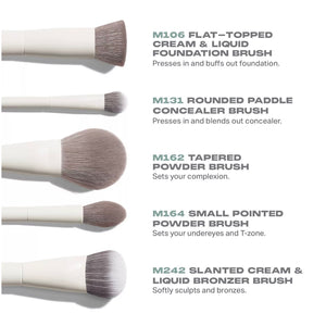 Morphe : Portrait Mode 5-Piece Face Brush Set