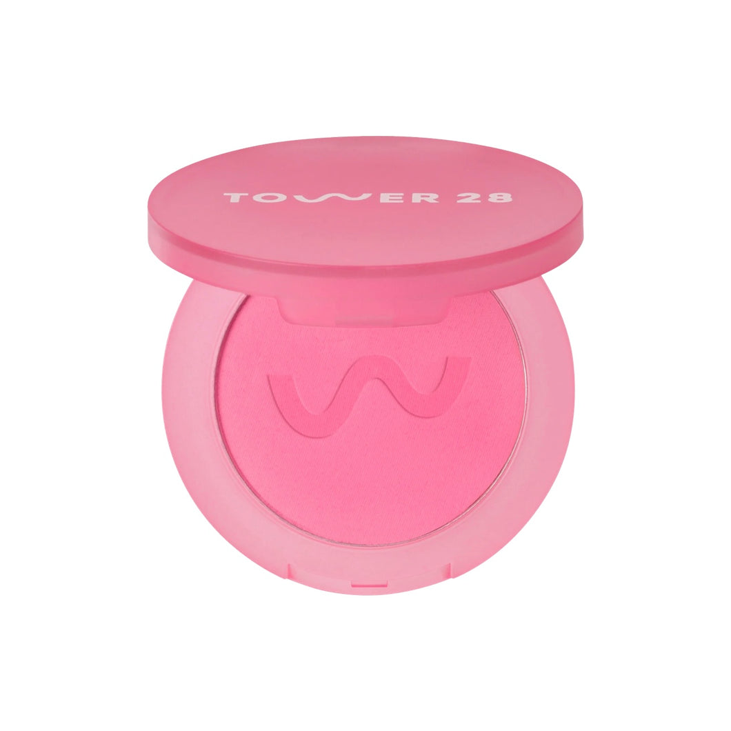 Tower28 Beauty GetSet Blur + Set Matte Powder Blush : Malibu Cooler