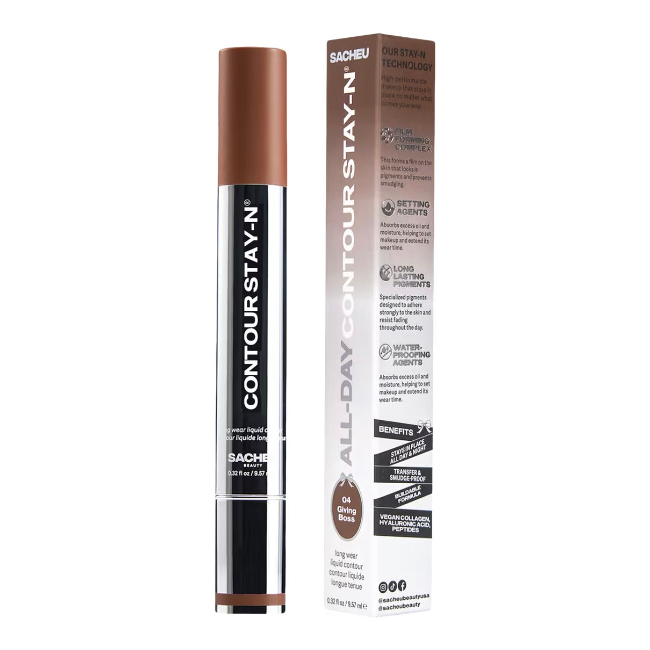 Sacheu Beauty Stay-N All Day Liquid Contour : Giving Boss