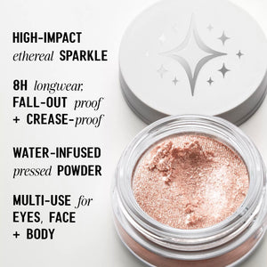 Half Magic Beauty Glitter Puck Pressed Fairy Dust Eyes+Face+Body : Glimmer Pop