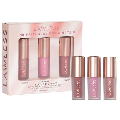 Lawless Beauty : Mini Daisy Darlings Lip-Plumping Lip Gloss Trio