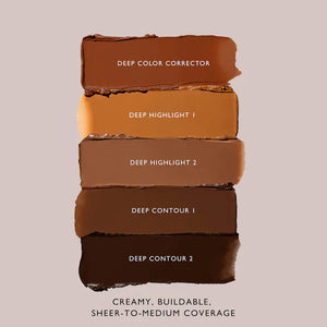 m.ph by Mary Phillips Underpainting Face Highlight & Contour Palette : Deep