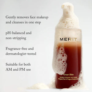 MERIT Beauty : Great Skin Double Cleanse Makeup Removing Cleanser 150ml