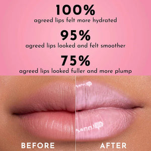Lawless Beauty Forget The Filler Lip Plumper Line Smoothing Gloss : Strawberry Milkshake