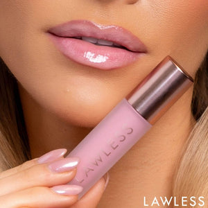 Lawless Beauty Forget The Filler Lip Plumper Line Smoothing Gloss : Strawberry Milkshake