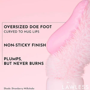 Lawless Beauty Forget The Filler Lip Plumper Line Smoothing Gloss : Strawberry Milkshake
