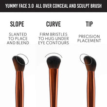Load image into Gallery viewer, Danessa Myricks : Yummy Face 3.0 Targeted All Over Face Conceal &amp; Sculpt Brush