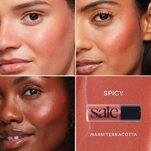 Load image into Gallery viewer, Saie Beauty Dew Liquid Cheek Blush : Spicy