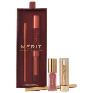 MERIT Beauty : The Archival Lip Essentials Gift Set