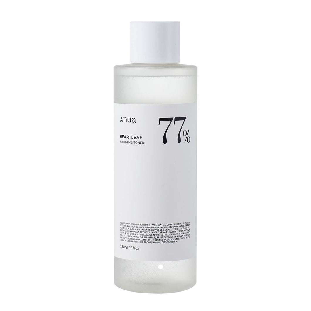 Anua Skincare : Heartleaf 77% Soothing Toner 250ml