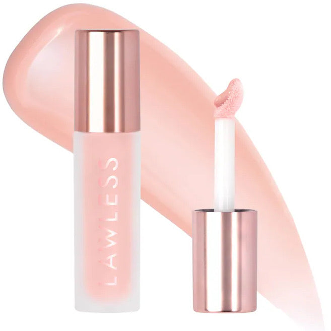 Lawless Beauty Forget The Filler Lip Plumper Line Smoothing Gloss : Skinny Dip