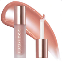 Load image into Gallery viewer, Lawless Beauty Forget The Filler Lip Plumper Line Smoothing Gloss : Nudie