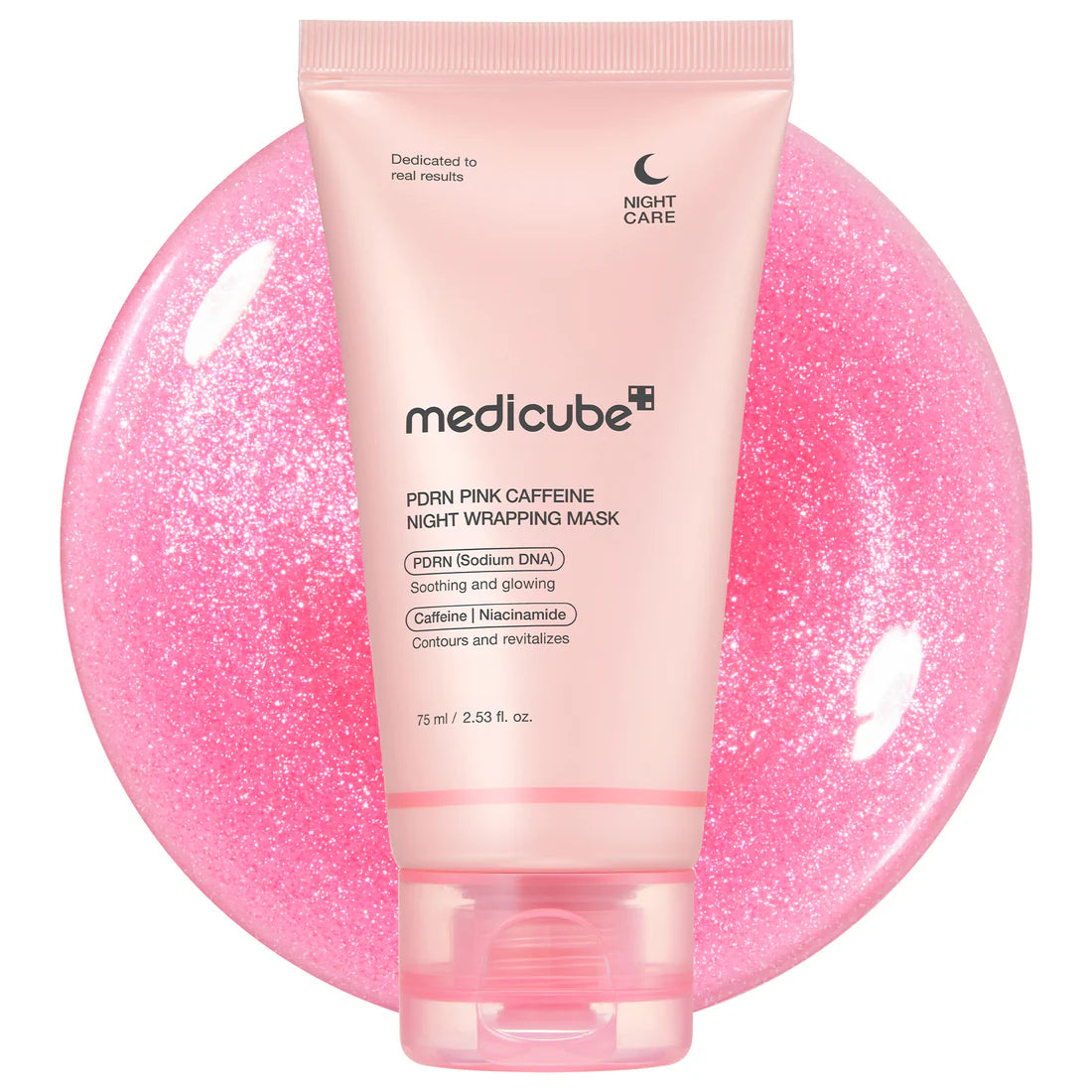 Medicube Skincare : PDRN Pink Caffeine Overnight Wrapping Mask 75ml