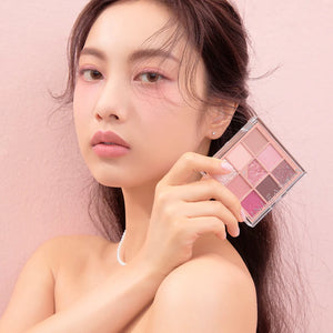 Unleashia Glitterpedia Eye Palette : No. 5 All Of Dusty Rose