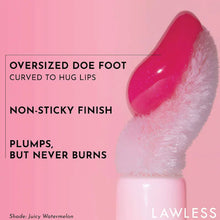 Load image into Gallery viewer, Lawless Beauty Forget The Filler Lip Plumper Line Smoothing Gloss : Juicy Watermelon