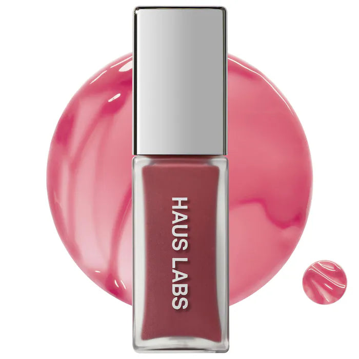 HAUS Labs PhD Hybrid Lip Glaze Plumping Gloss : Guava
